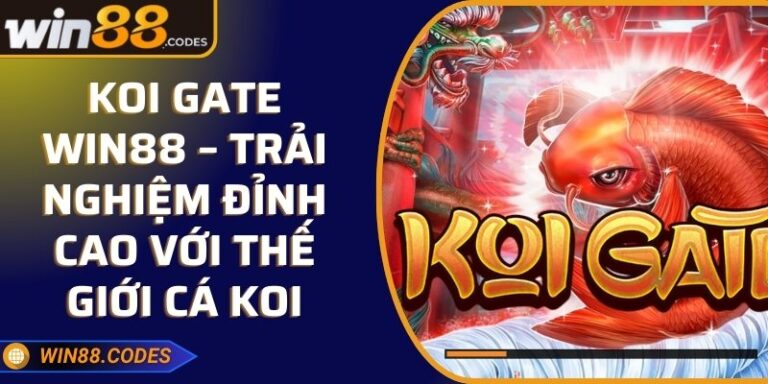 Koi Gate Win88 – Trải Nghiệm Đỉnh Cao Với Thế Giới Cá Koi