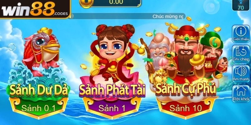 Tam Tiên Bắn Cá Win88 – Khám Phá Tựa Game đỉnh cao 3 Sảnh vùng cực trong Tam Tiên bắn cá Win88